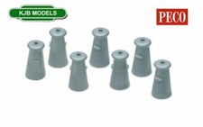 BNIB OO Gauge PECO LK-23 Milk Churns (24 pk)