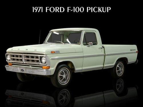 1971 ford 100 pickup truck - pickup,