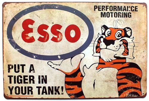 Esso motoring put tiger - motoring,