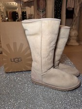 UGG Classic Tall II Suede Boots Womens Size 7 9 Sand Beige cream Mustard Seed