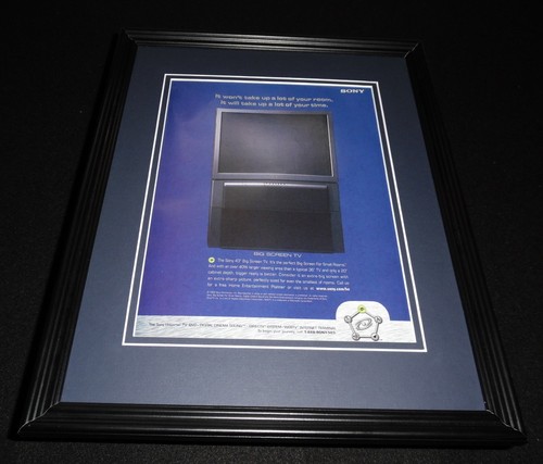 1999 sony big - screen, framed
