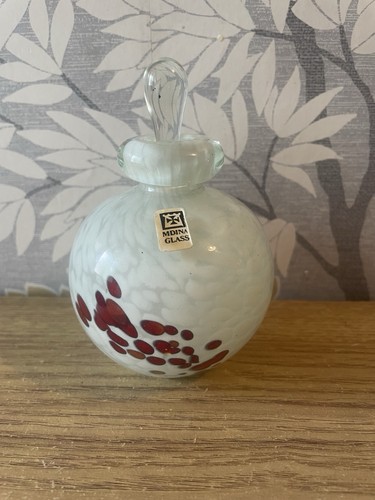 Vintage mdina glass perfume - glass,