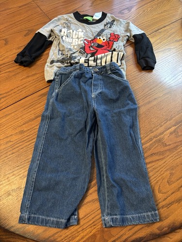 Vtg sesame street elmo boys - boys, 3t