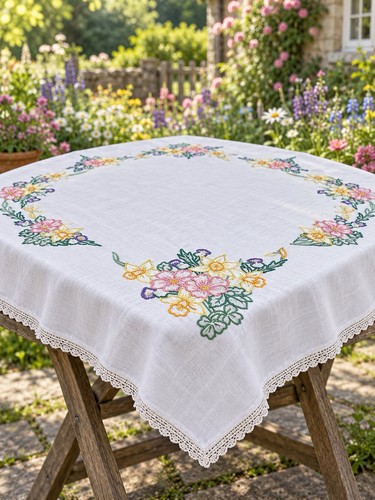 Vintage hand embroidered - vintage,