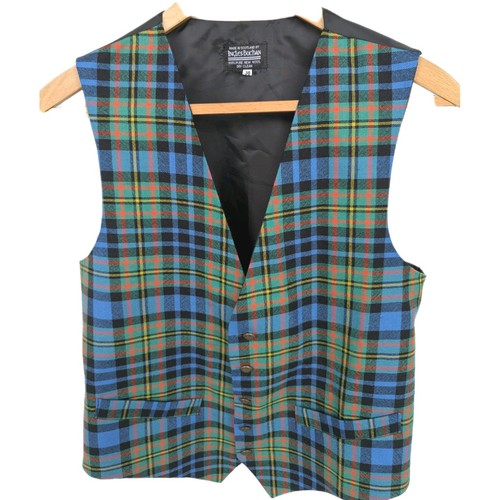Mens tartan waistcoat - tartan, 38”