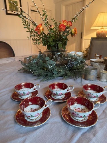 Vintage china cups - 5x,