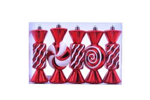 Candy cane sweets pack - pack, x5