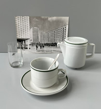 Interhotel DDR Dish Set Rationell Porcelain Jug Cup Glass Mitropa ABS