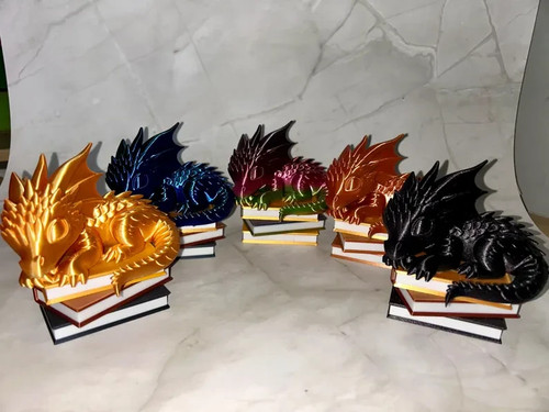 Dragon book stack - , bookshelf