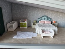 Lundby Master Bed And Nursery