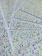 Platinum White Sparkle PVC