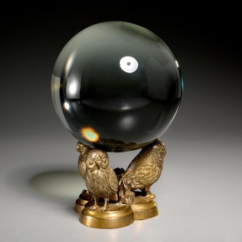 Large polished crystal ball - large, 7"