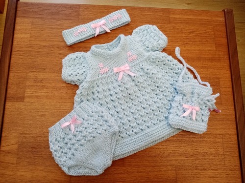 Hand knitted dolls - hand, clothes