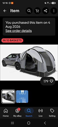 Car awning tent with optional - car,