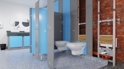 Bespoke toilet cubicle - bespoke,