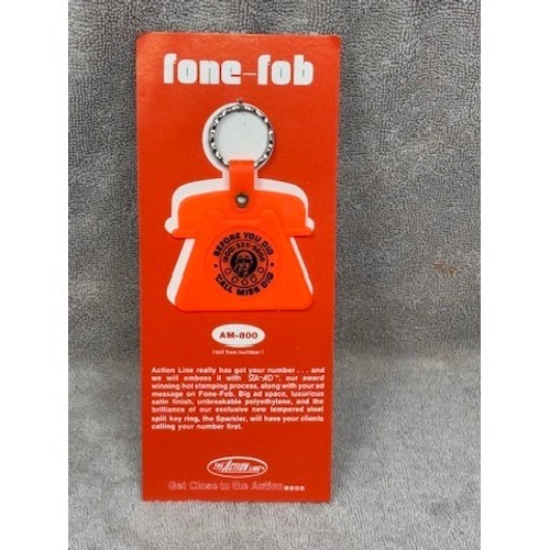 Vintage fone fob keychain - fone-fob,
