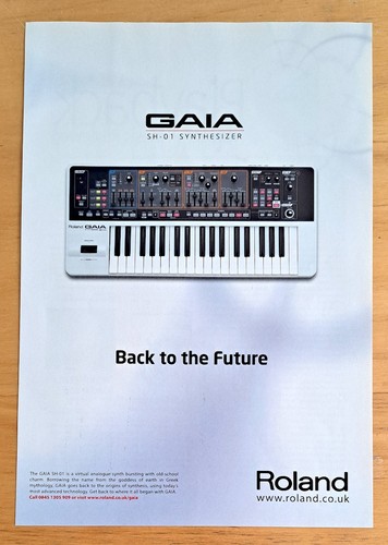 Roland gaia magazine ad - magazine,