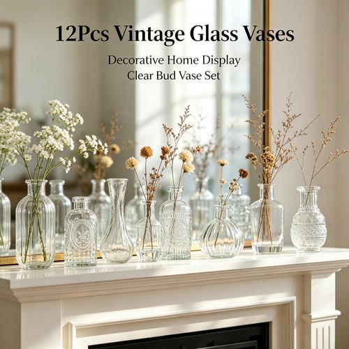 Vintage mini embossed clear - vintage,