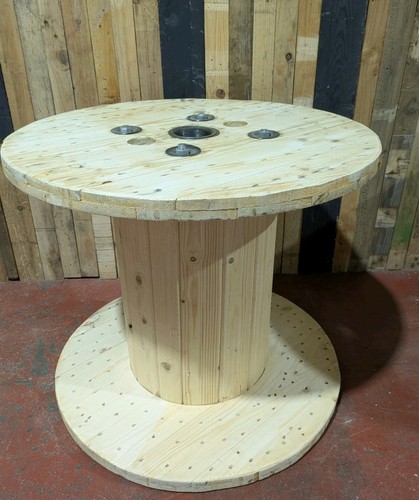Reclaimed large wooden cable - reclaimed,