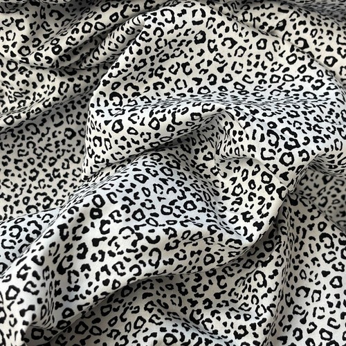 100 cotton poplin leopard - 100%,