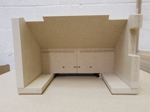 Vermiculite fire brick set for - set,