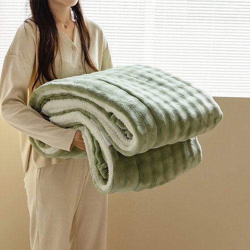 Sherpa fleece blanket bubble - fleece,