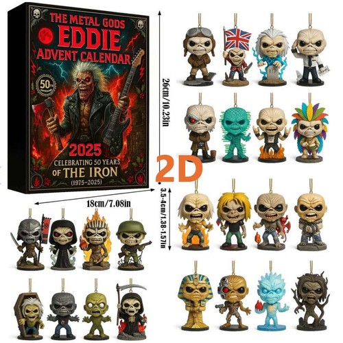 Iron maiden flat acrylic - iron,