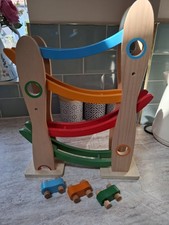 Smiths Toys Wooden Click Clack track with 3 Cars