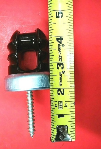 Porcelain insulator brown - 4.5",