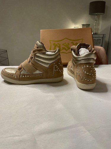 Ash gold brown - ash, wedge