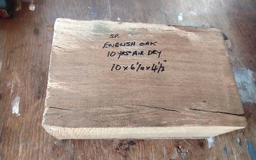 English oak bowl blank wood - bowl,