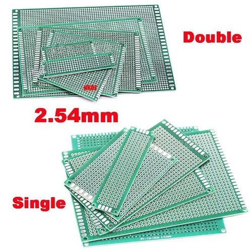54mm double single sided - 2.54mm, pcb