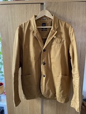 Albam Men’s Chore Jacket 42 inch chest (Size 3) Tan Brown Cotton Canvas