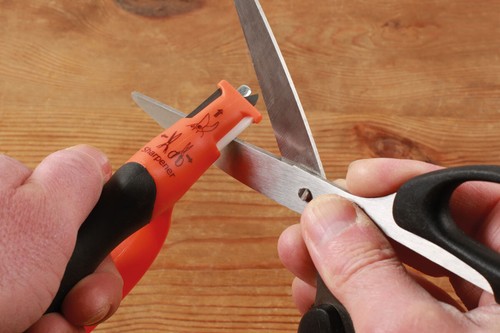 Scissors blade sharpening - scissors,
