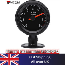 2'' 52mm Rev Counter 0-8000