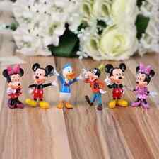 6Pcs Mickey Mouse Cake Toppers Clubhouse Minnie Donald Figure Toys gift kids