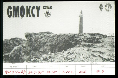 Qsl card radio uk gm0kcy - qsl,