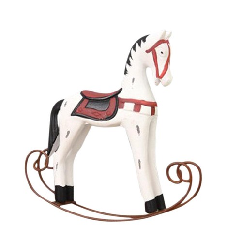 European wooden rocking horse - wooden,
