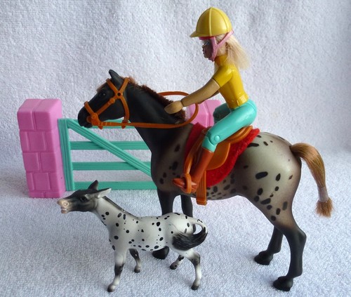 Toy horse rider gymkhana - toy,
