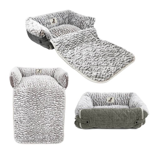 Dog cat sofa bed fleece - cat,