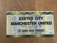 TICKET 2004/05 Exeter City v