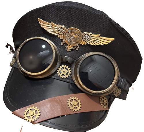 Nwt steampunk aviator captain - steampunk,