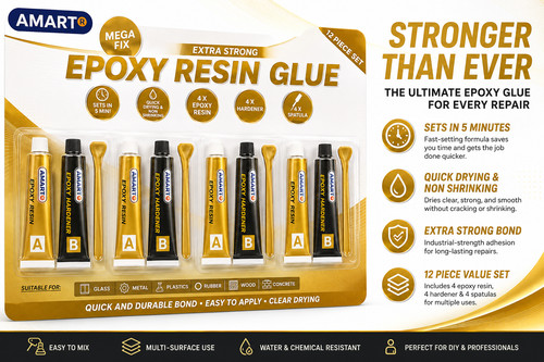 Pack epoxy hardener - 8, resin