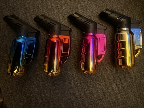 Rainbow jet lighters - lighters, pack