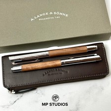 A Lange & Sohne Royal Mahogany Collection Pen Set AD VIP Gift