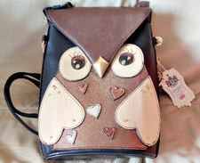 LYDC London Owl Design Handbag