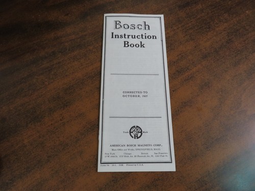 American bosch magneto corp - bosch,