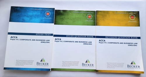 Set books for acca - of, 3