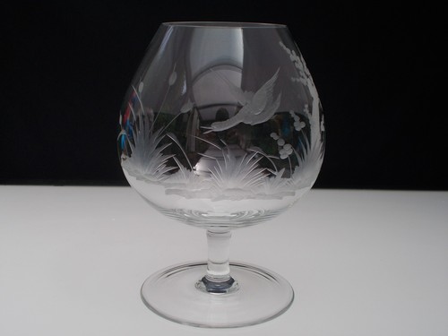 Large signed moser glass - large,