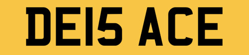 Number plate private - de,